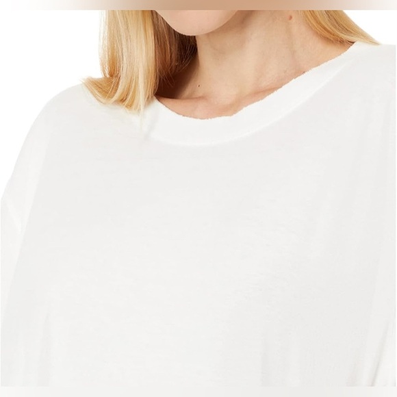 NWT FREE PEOPLE FP Movement Leg Day Tee White Medium - Picture 4 of 11